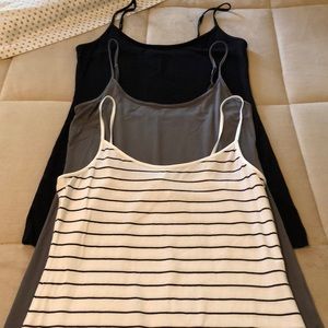 Three tank tops